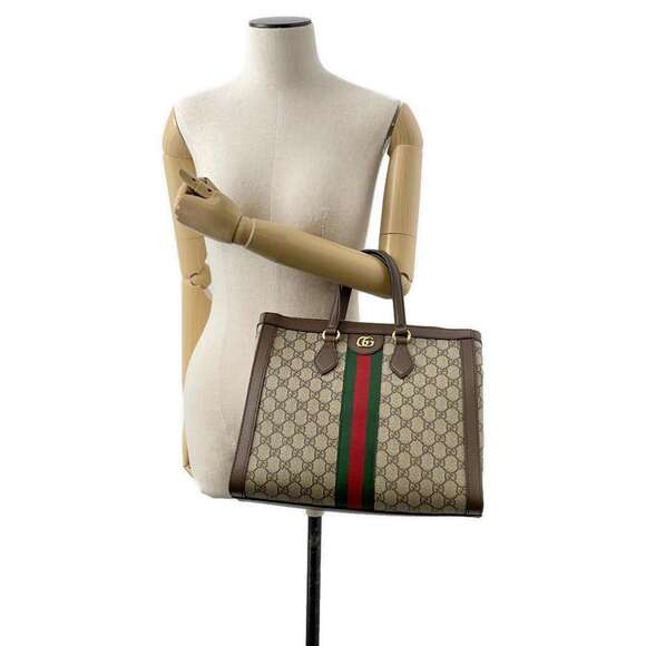 Gucci Ophidia GG Supreme Shoulder Bag Tote - Picture 4 of 11